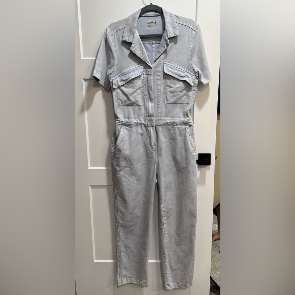Faherty Light Gray Women's Jumpsuit